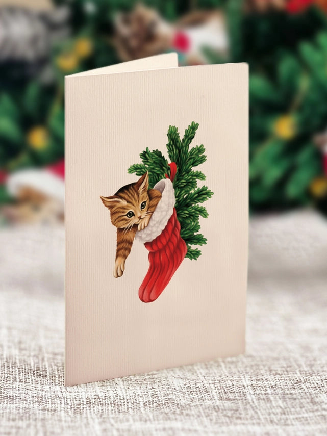 Mini Meowy Christmas | Pop-Up Greeting Card (NEW ARRIVAL)