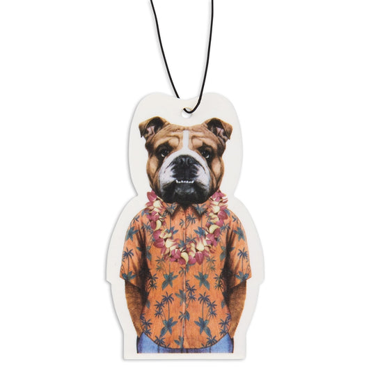 Bulldog In Hawaii Air Freshener