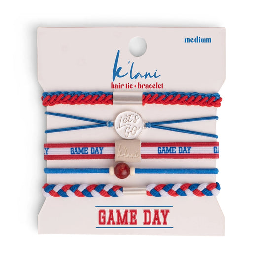 Buffalo Bills Game Day | Hair Tie Bracelets