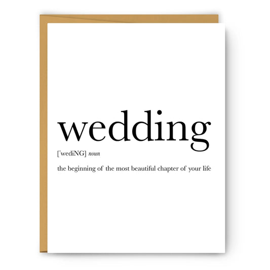 Wedding Beautiful Chapter | Wedding & Anniversary Card