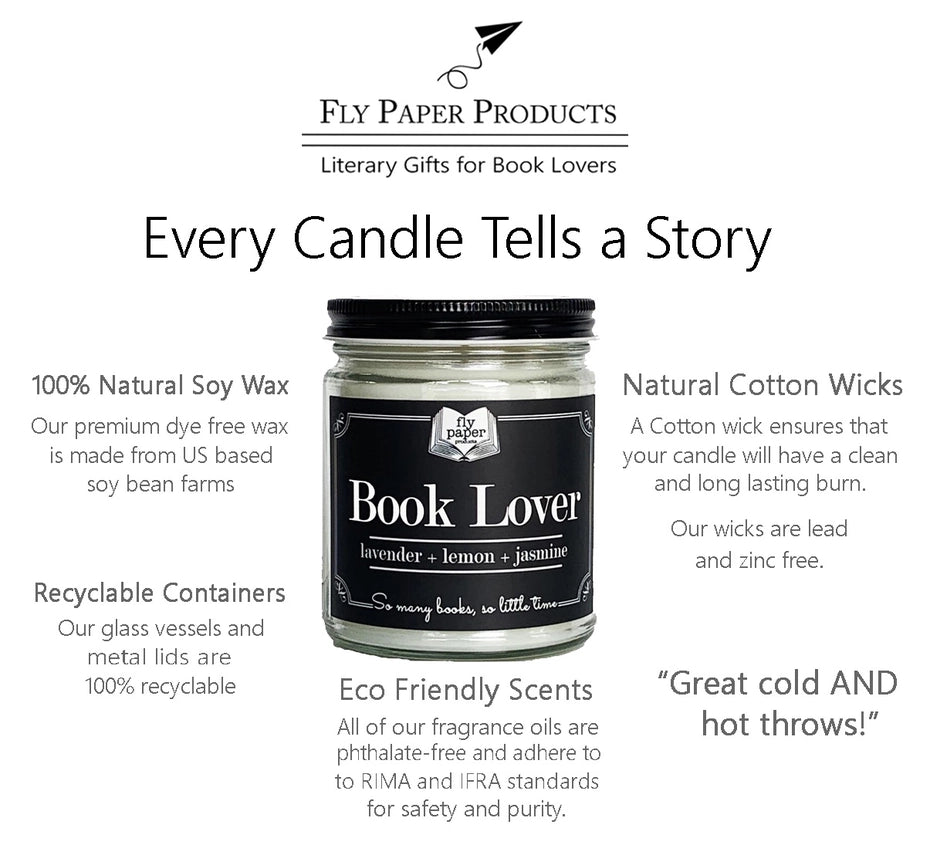 Book Lover | Bookish Candle 9oz