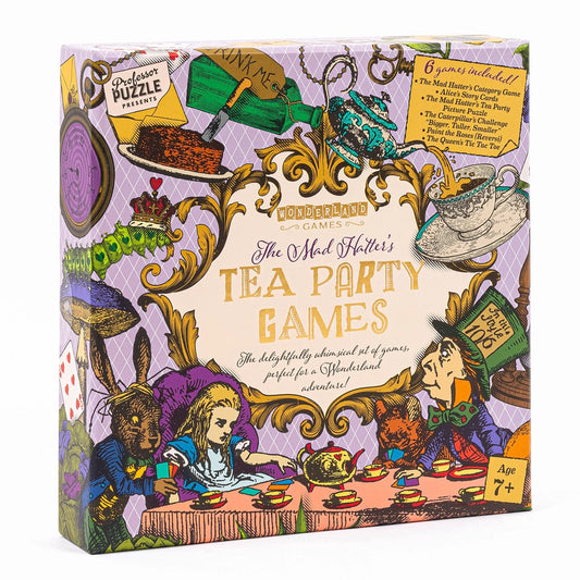 "The Mad Hatter's" Tea Party Games | 5-In-1 Game Set