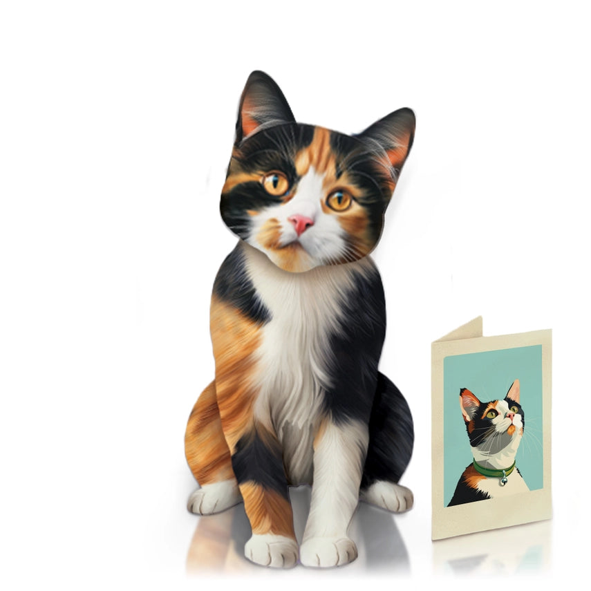 Calico Cat | Pop-Up Greeting Card