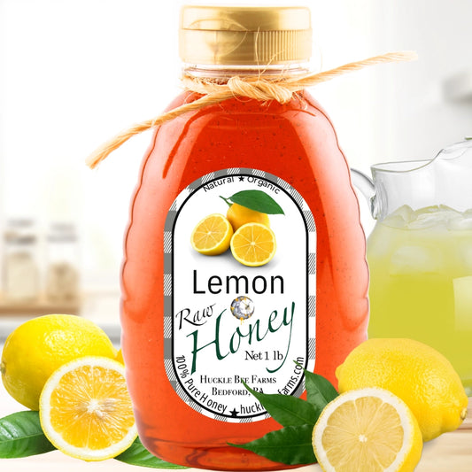 Lemon Raw Honey 8oz (NEW ARRIVAL)