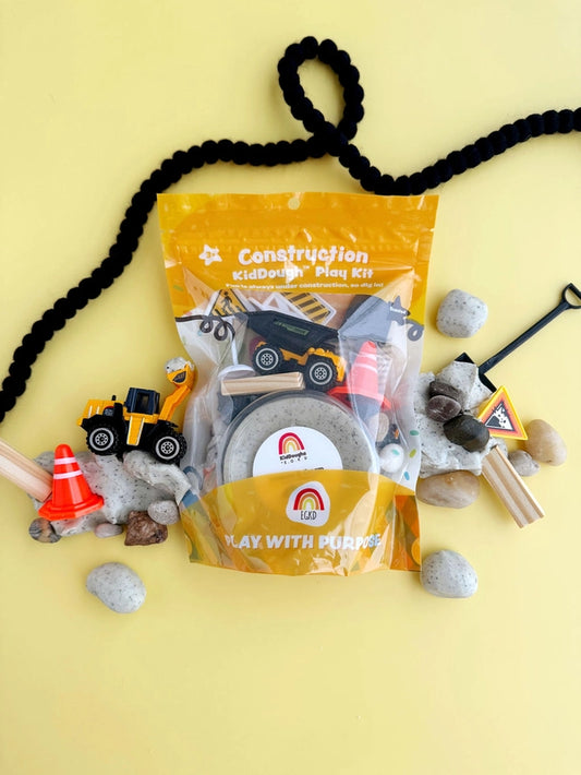 Construction KidDough Play Kit | Cookies & Cream