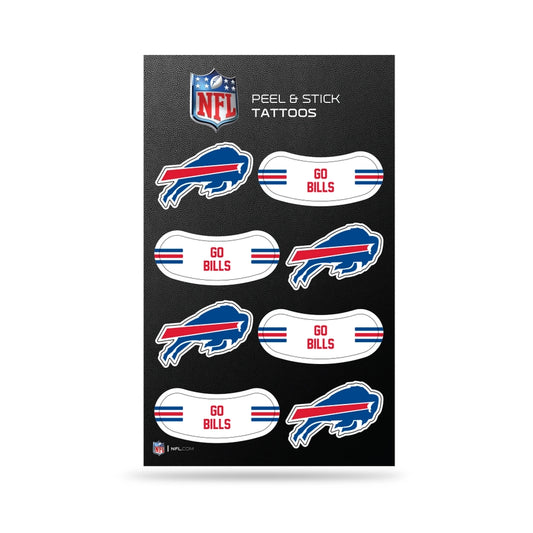 Peel & Stick Temporary Tattoos | Buffalo Bills (NEW ARRIVAL)