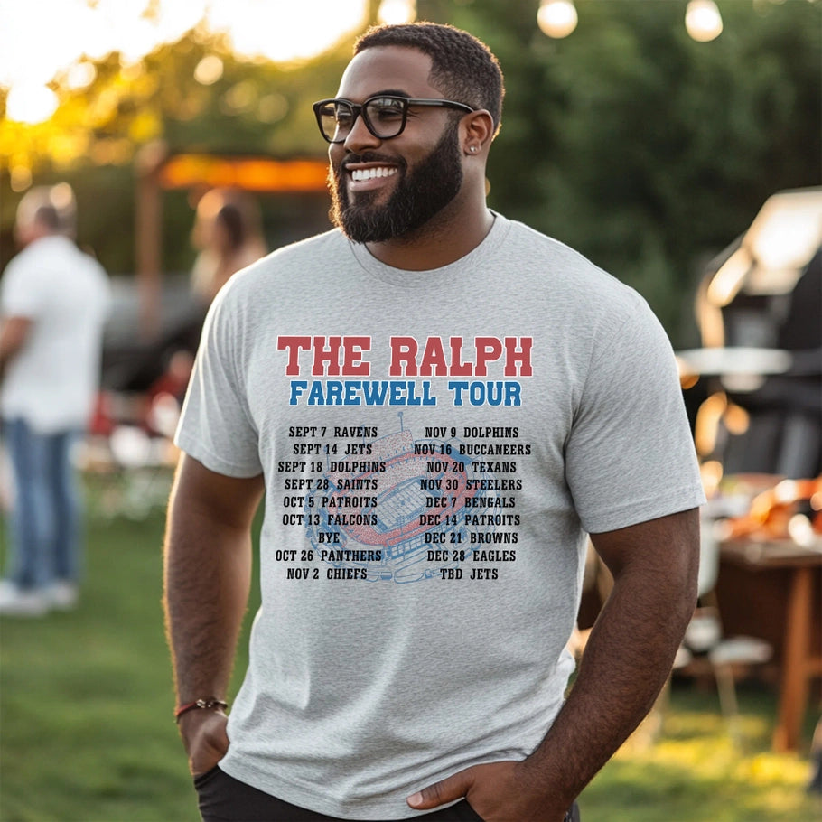 The Farewell Ralph Stadium Tour T-Shirt | Buffalo Bills (NEW ARRIVAL)