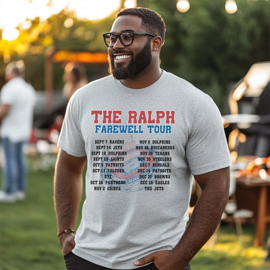 The Farewell Ralph Stadium Tour T-Shirt | Buffalo Bills (NEW ARRIVAL)