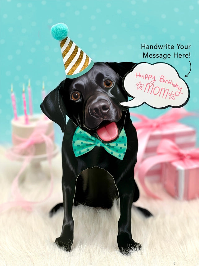 Black Lab | Pop-Up Greeting Card