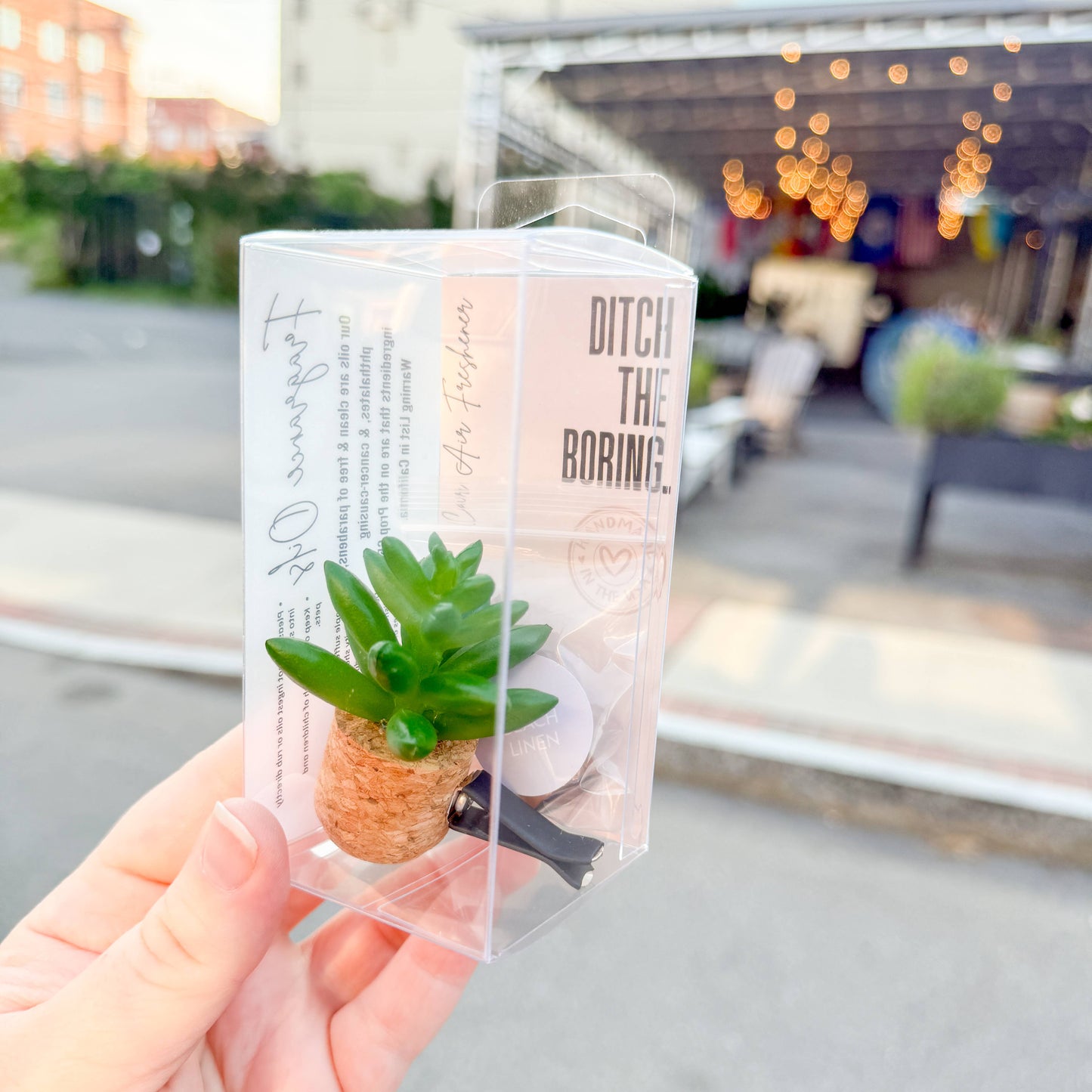 Succulent Plant Car Vent Clip Diffuser | Vroom Blooms
