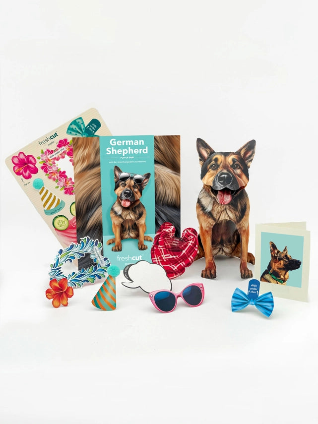 German Shepherd | Pop-Up Greeting Card