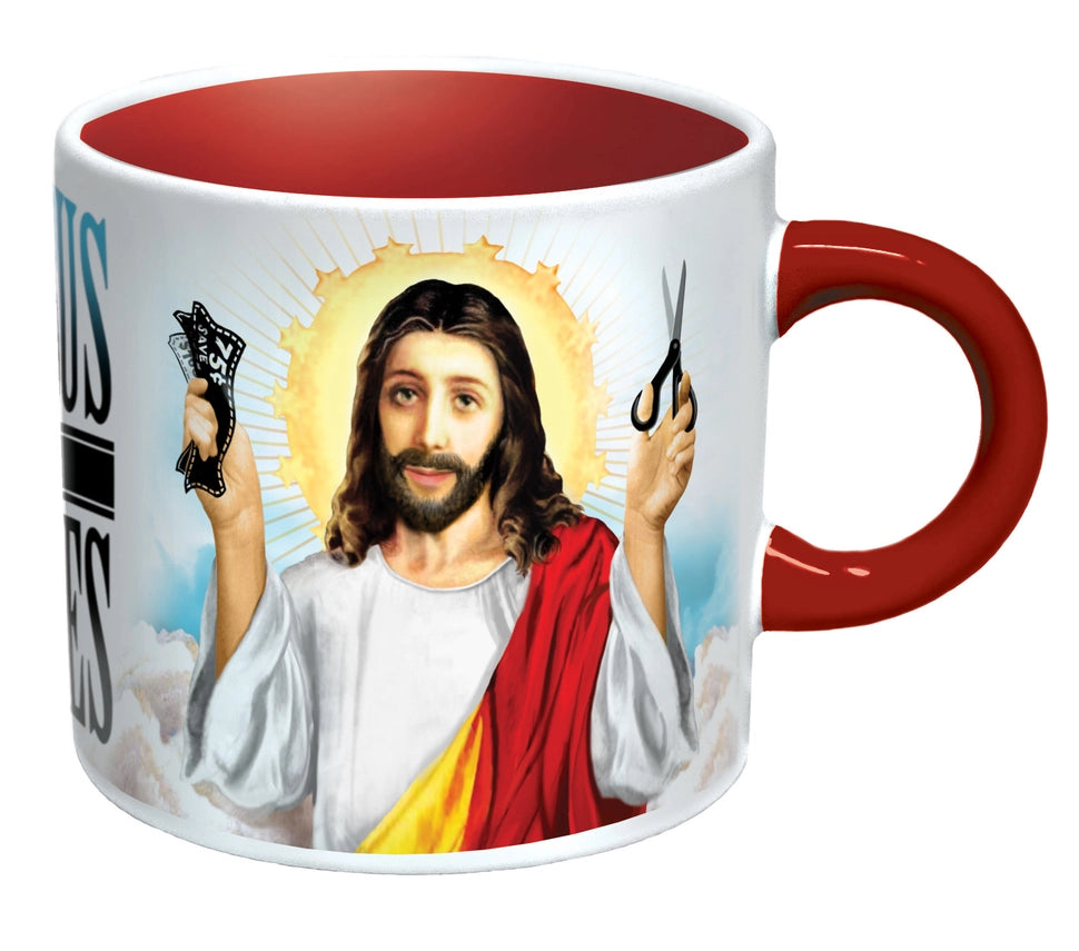 Jesus Shaves Heat-Changing Coffee Mug - 14oz