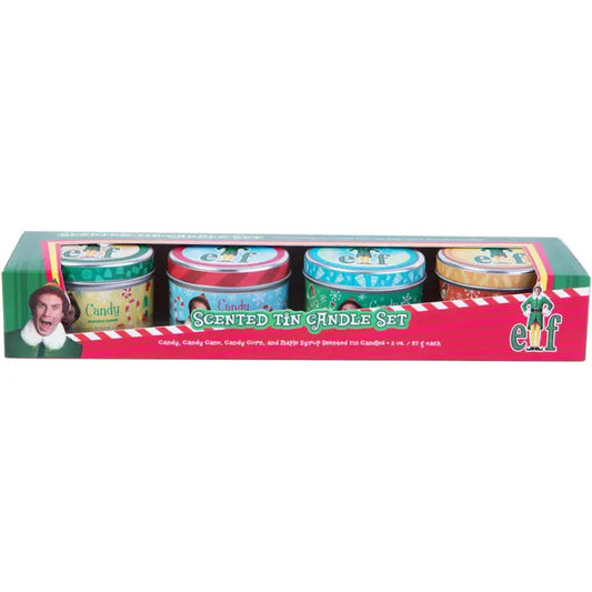 Elf: Scented Tin Candle - Set Of 4