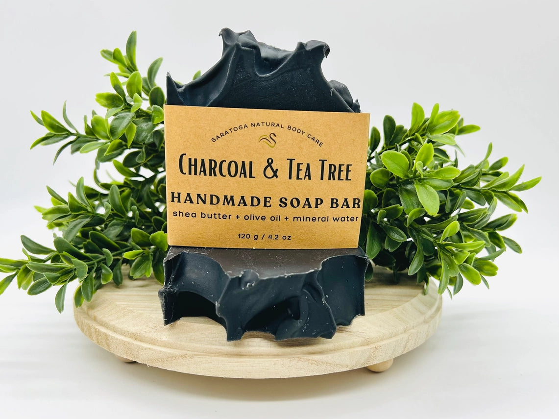 Charcoal Tea Tree | Vegan Cold Process Soap Bar (RESTOCK)