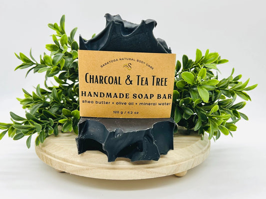 Charcoal Tea Tree | Vegan Cold Process Soap Bar (RESTOCK)