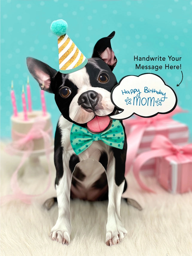 Boston Terrier | Pop-Up Greeting Card (NEW ARRIVAL)