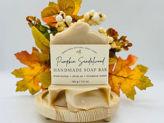 Pumpkin Sandalwood | Vegan Cold Process Soap Bar (NEW ARRIVAL)