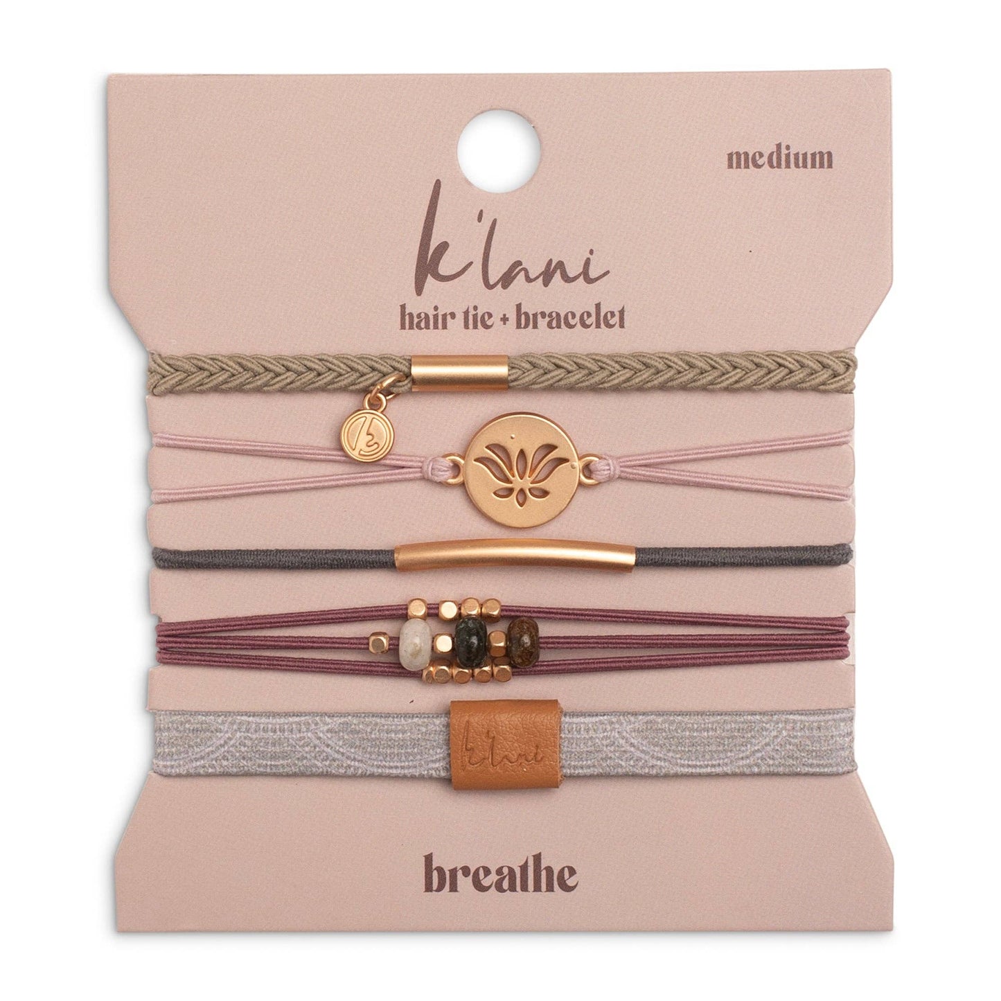 Breathe | Hair Tie Bracelets
