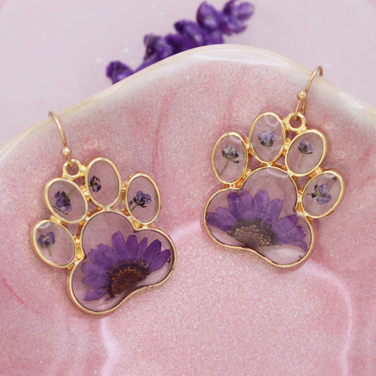 Precious Paw | Dried Flower Earrings