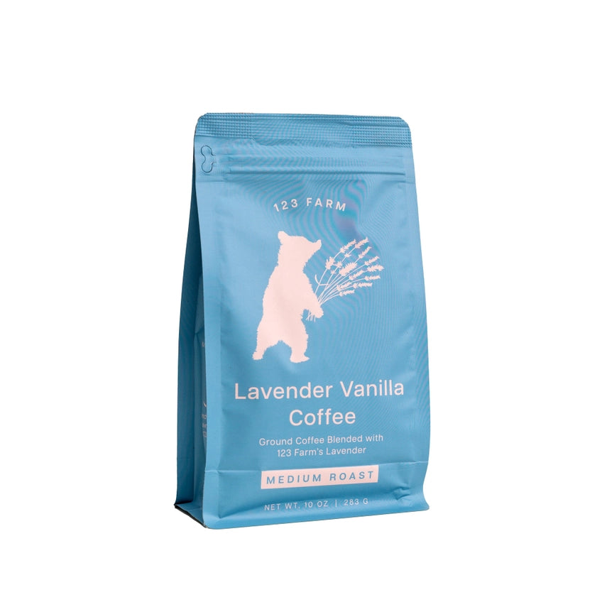 Lavender Vanilla Coffee – Organic Medium Roast 10oz