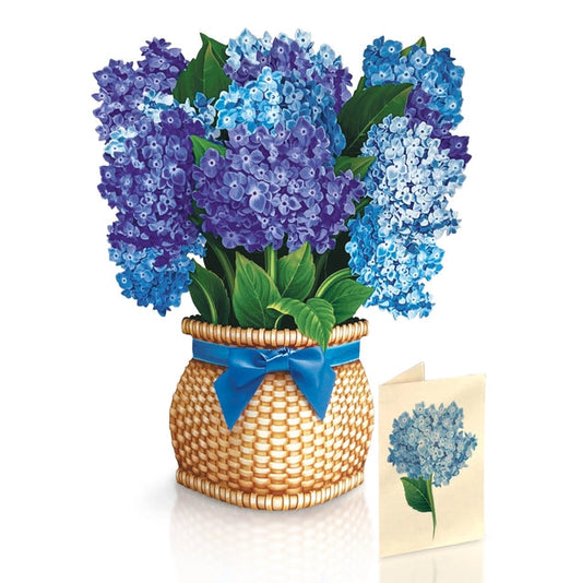 Nantucket Hydrangeas | Pop-Up Greeting Card