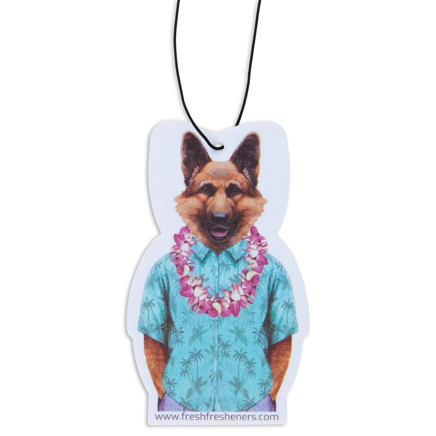 German Shepherd In Hawaii Air Freshener