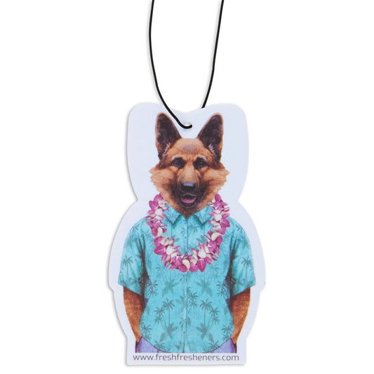 German Shepherd In Hawaii Air Freshener