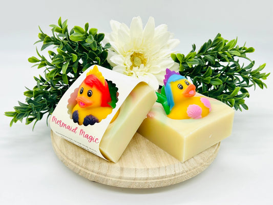 Mermaid Magic Ducky | Vegan Cold Process Soap Bar