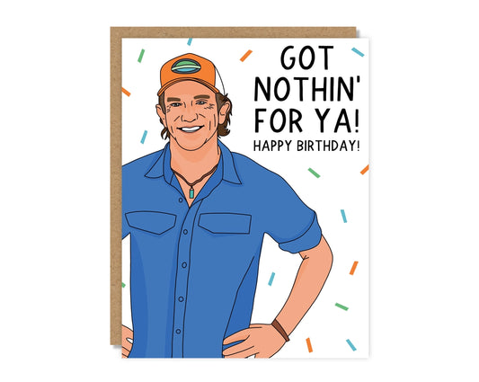 Survivor Jeff Probst Birthday Greeting Card