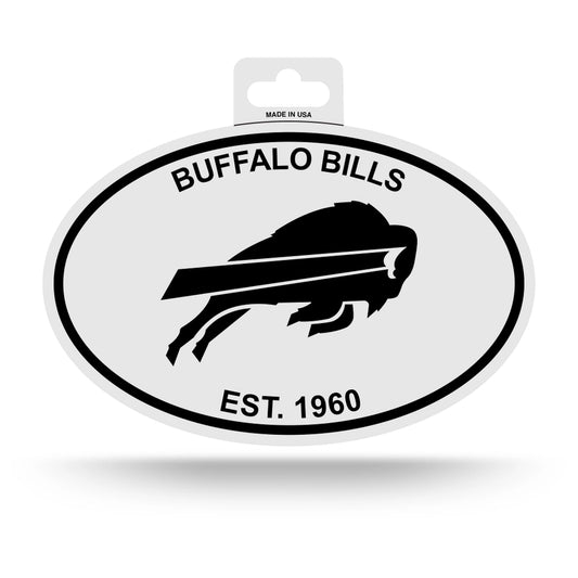 Black & White Oval Sticker | Buffalo Bills (NEW ARRIVAL)