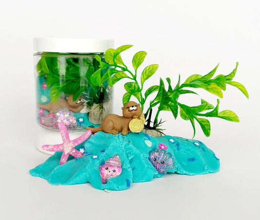 Otterly A-Dough-Rable Mini Dough-To-Go | Blue Hawaiian