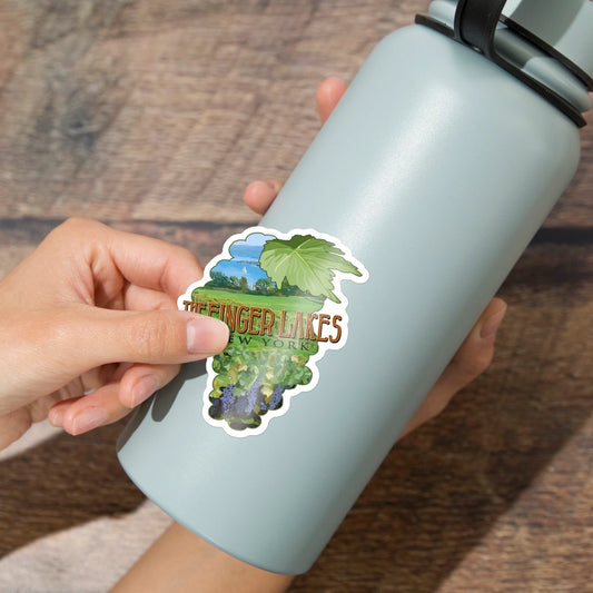 Sticker - Finger Lakes, NY, Vineyard