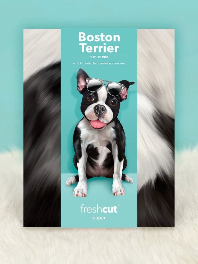 Boston Terrier | Pop-Up Greeting Card (NEW ARRIVAL)