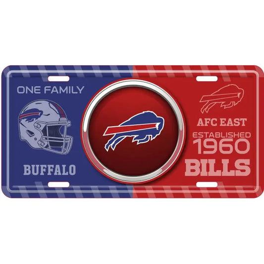 Bills Bullseye License Plate