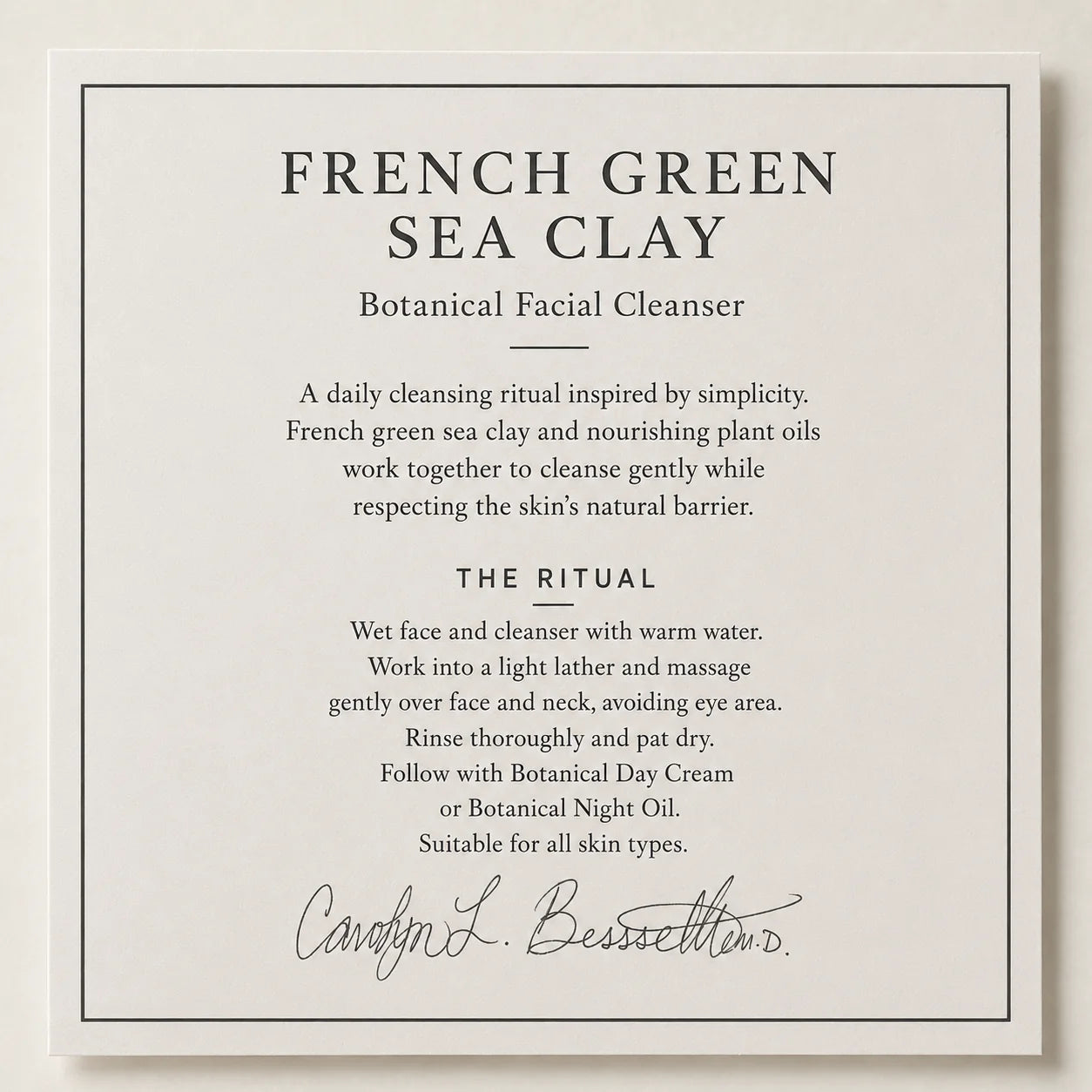 French Green Sea Clay Facial Soap