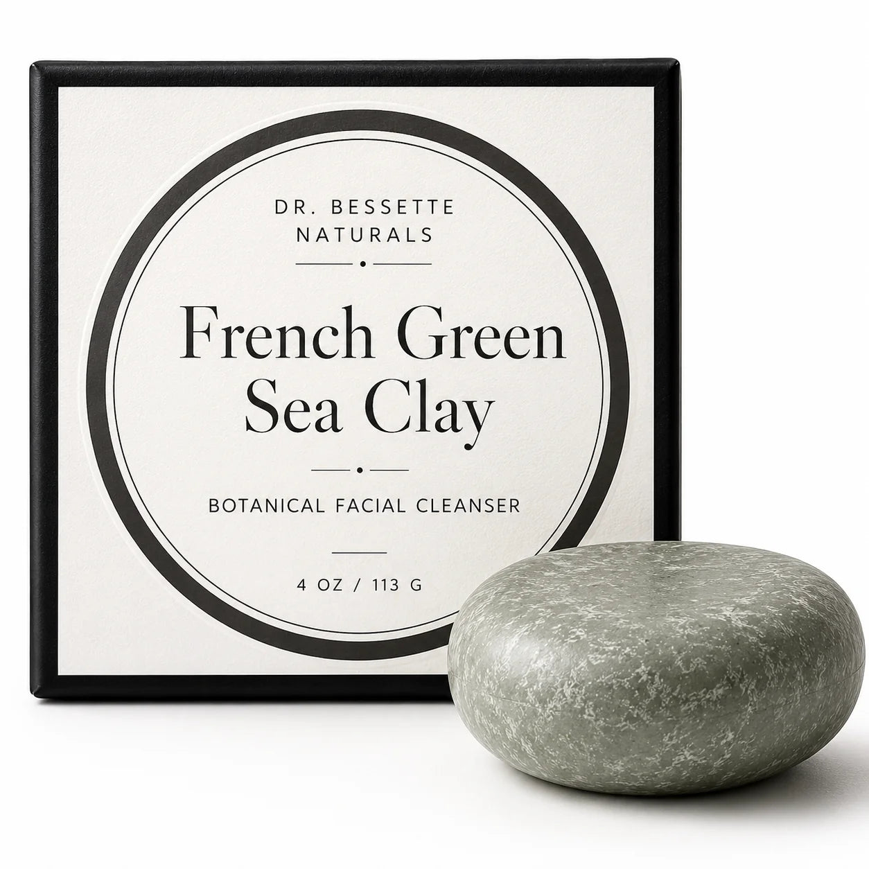 French Green Sea Clay Facial Soap