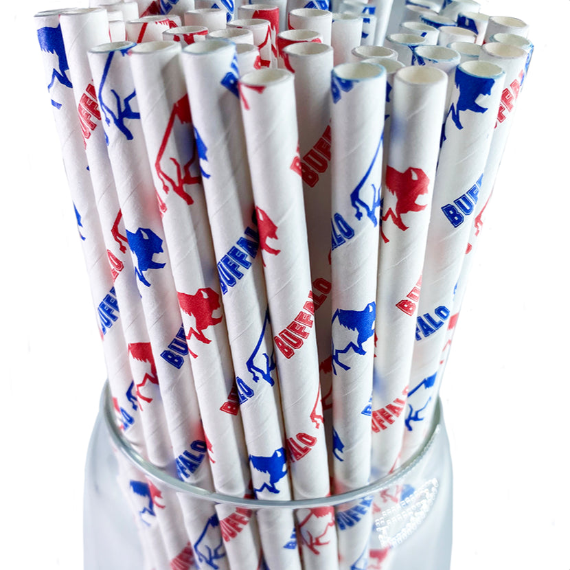 Buffalo Paper Straws 100cnt
