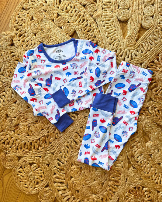 Let's Go Bamboo Toddler 2PC Set | Buffalo Bills (NEW ARRIVAL)