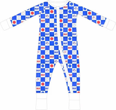 Buffalo Check Bamboo Infant Zippy