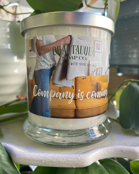 Company Is Coming | Wood Wick Candle (NEW ARRIVAL)