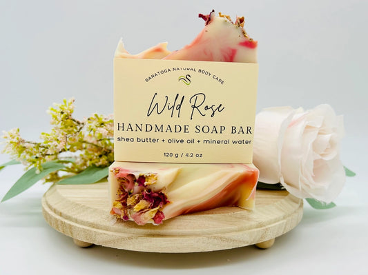 Wild Rose | Vegan Cold Process Soap Bar (RESTOCK)