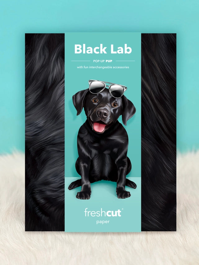 Black Lab | Pop-Up Greeting Card