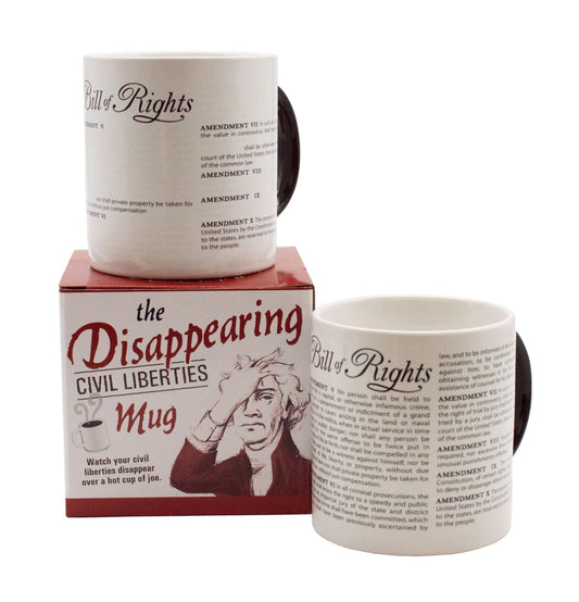 Disappearing Civil Liberties Heat-Changing Coffee Mug 10oz