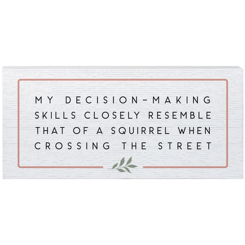 Inspire Board Wall Sign - Decision Making Skills
