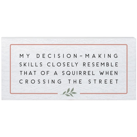 Inspire Board Wall Sign - Decision Making Skills