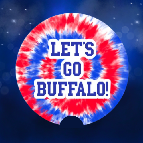 Let's Go Buffalo | Ceramic Car Coaster