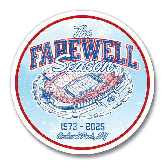 The Farewell Season Ornament 3.5" | Buffalo Bills (NEW ARRIVAL)