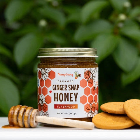 Ginger Snap Creamed Honey