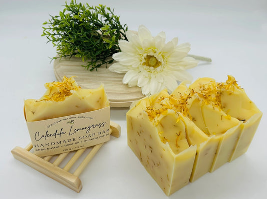 Calendula Lemongrass | Vegan Cold Process Soap Bar (RESTOCK)