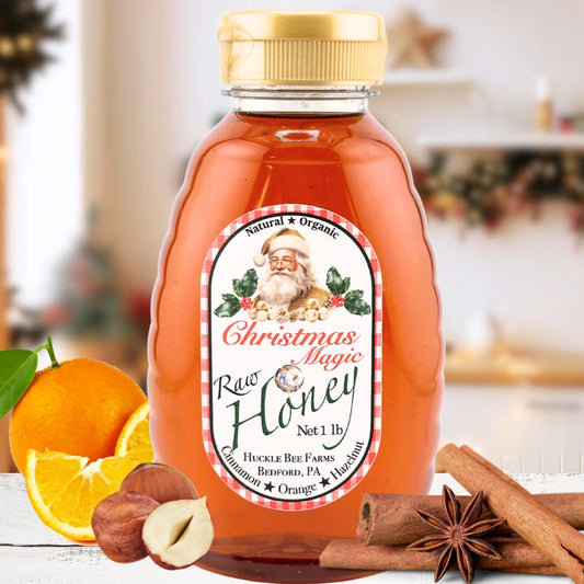 Christmas Magic Raw Honey 8oz (NEW ARRIVAL)